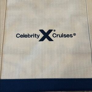 Celebrity X Cruises Waterproof Tote.   NEW